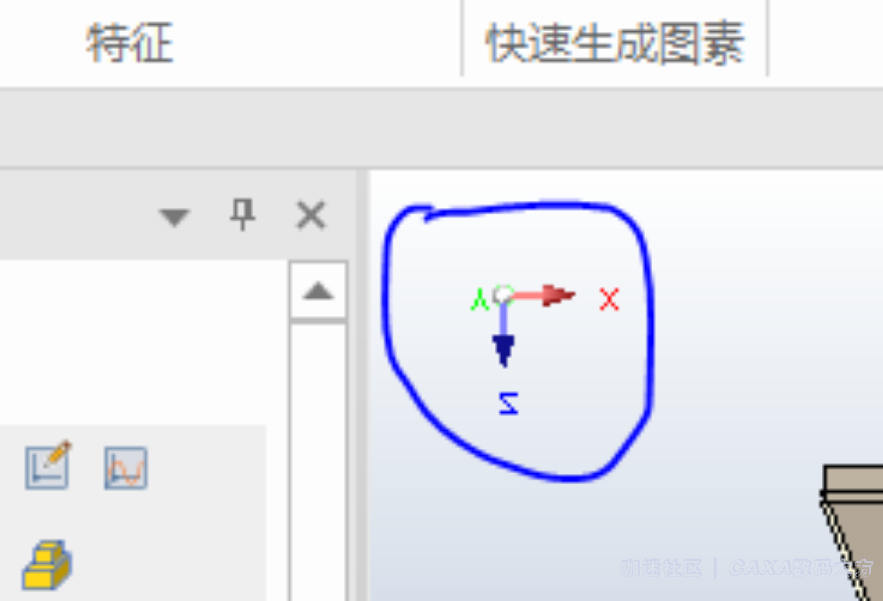 坐标系字母都反了，双击中键不起作用